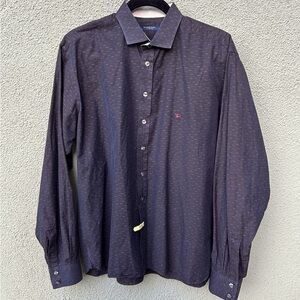 Burberry London Button Down Long Sleeve Shirt | Size Large
